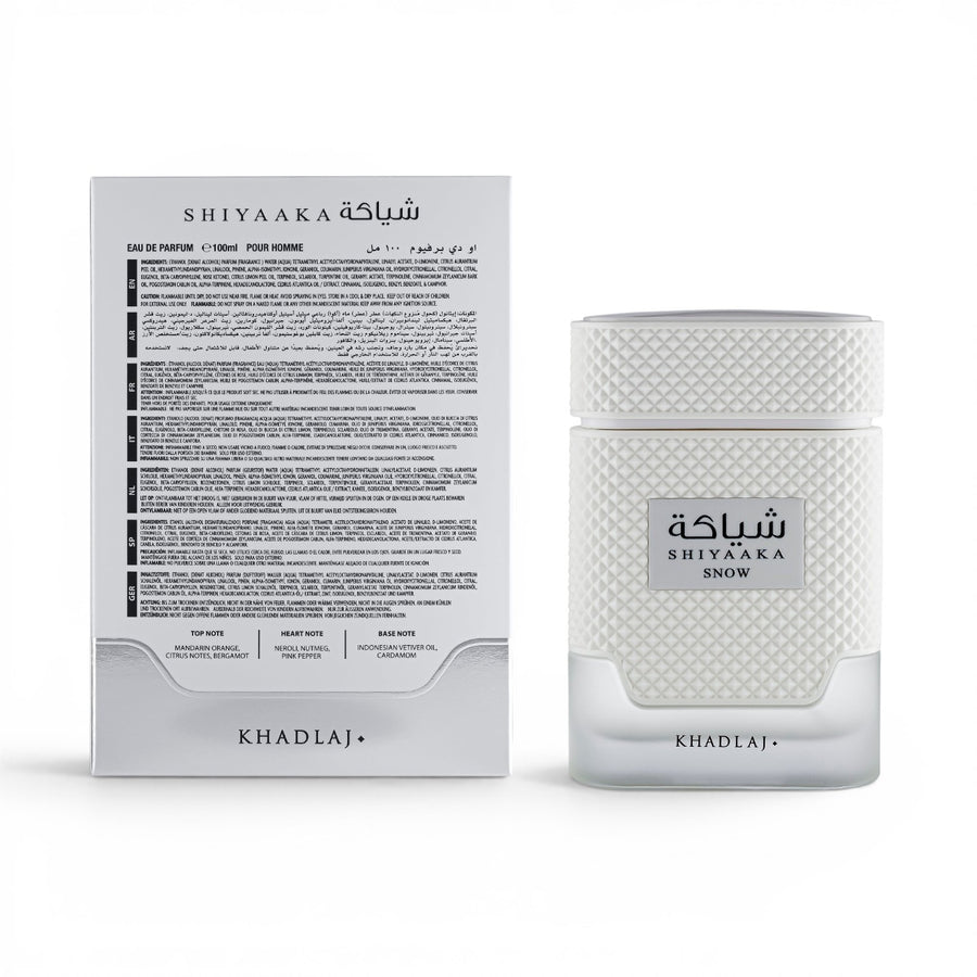 SPECIAL EDITION SHIYAAKA SNOW 100 ML EAU DE PARFUM FOR MEN
