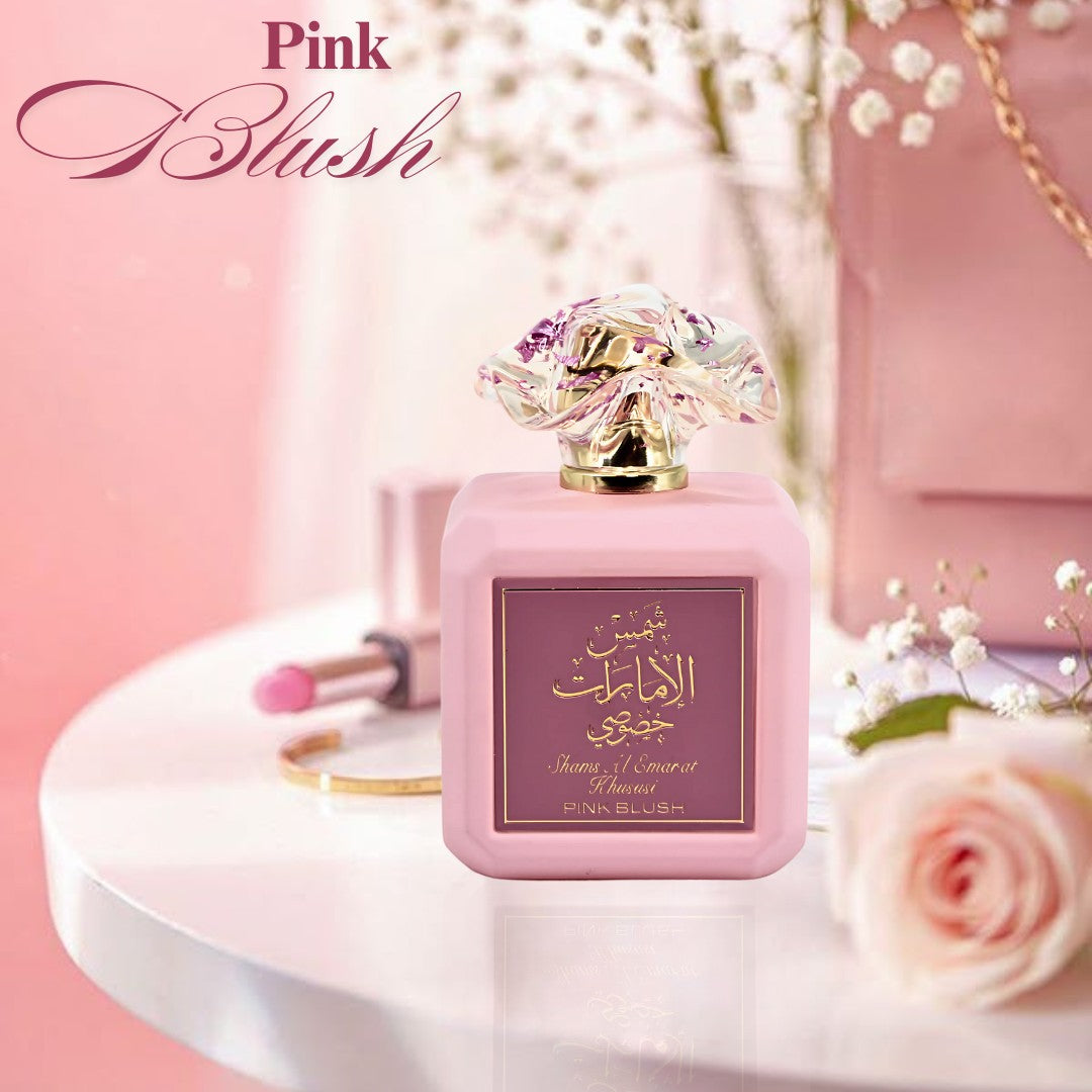 Pink Blush Shams Al Emarat Khususi EDP Sweet Gourmand Perfume Spray 3.4oz