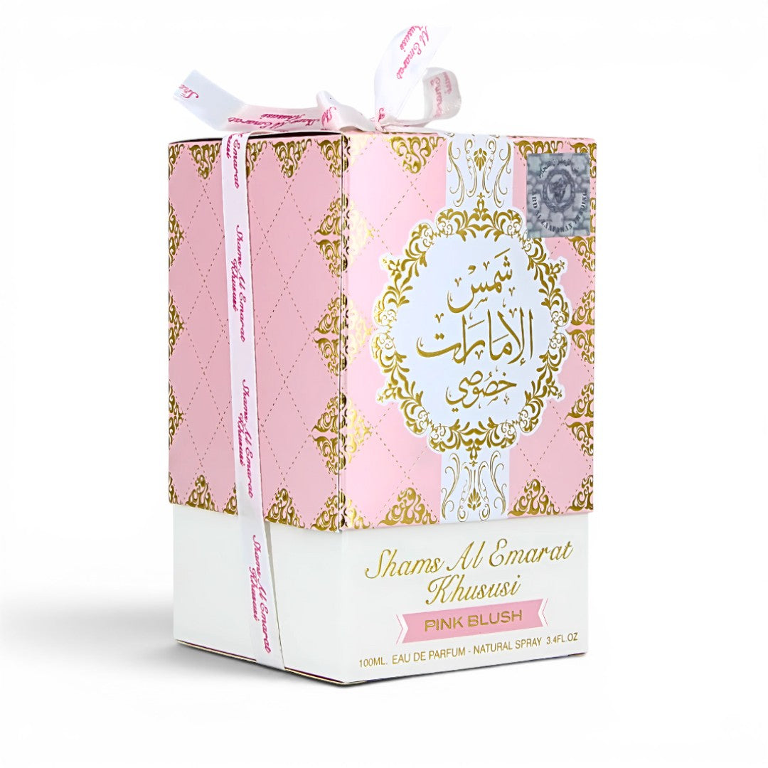 Pink Blush Shams Al Emarat Khususi EDP Sweet Gourmand Perfume Spray 3.4oz
