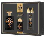 Al Qiam Gold 3-Piece Luxury Gift Set Saffron Amber