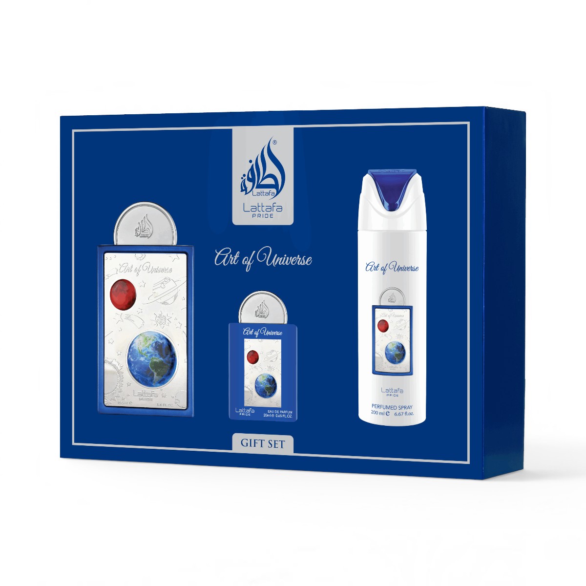 Art of Universe Luxury 3-Piece Gift Set with Bergamot Amber