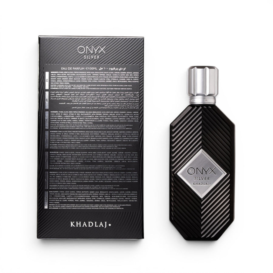 Khadlaj Onyx Silver Unisex Perfume 100 ml