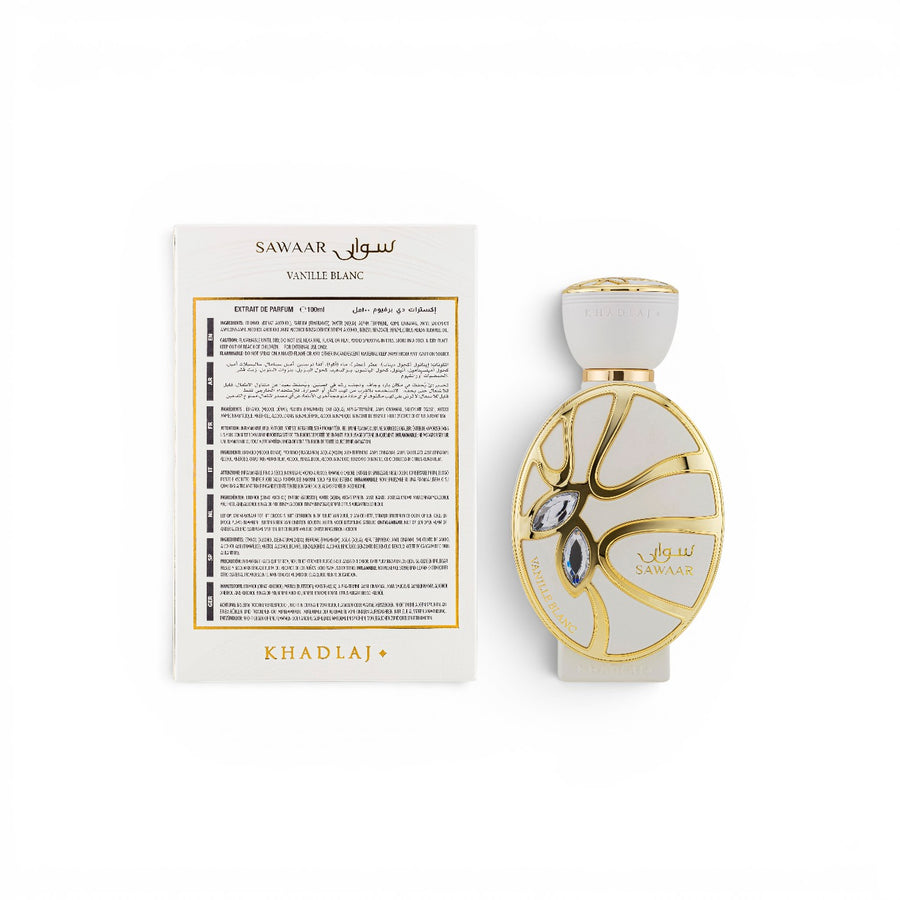 Khadlaj Perfumes Sawaar Vanille Blanc 100ml Perfume Spray